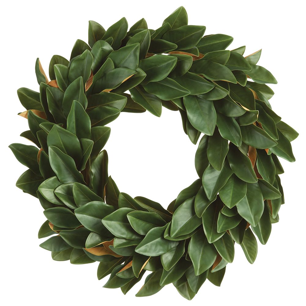 32"MAGNOLIA LEAF WREATH GR