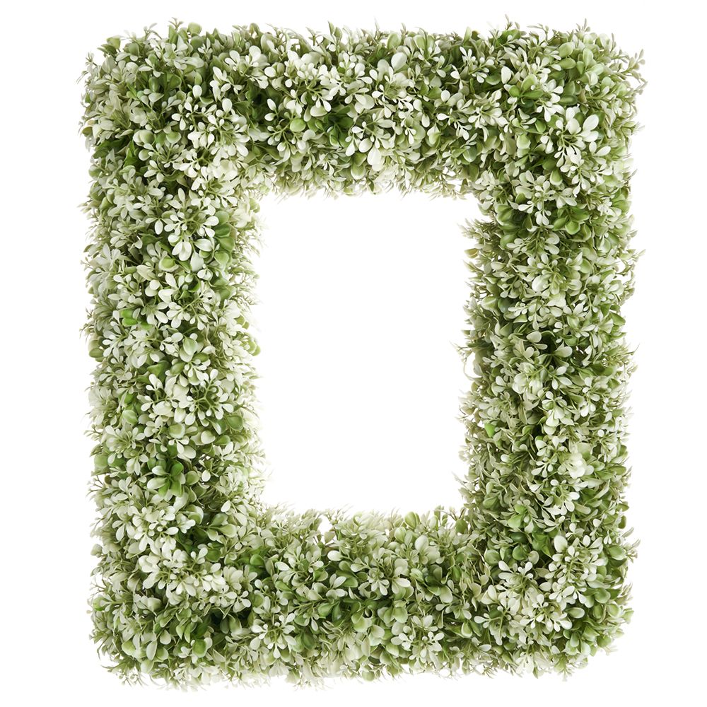18"W21"L BOXWOOD WREATH GR/CR