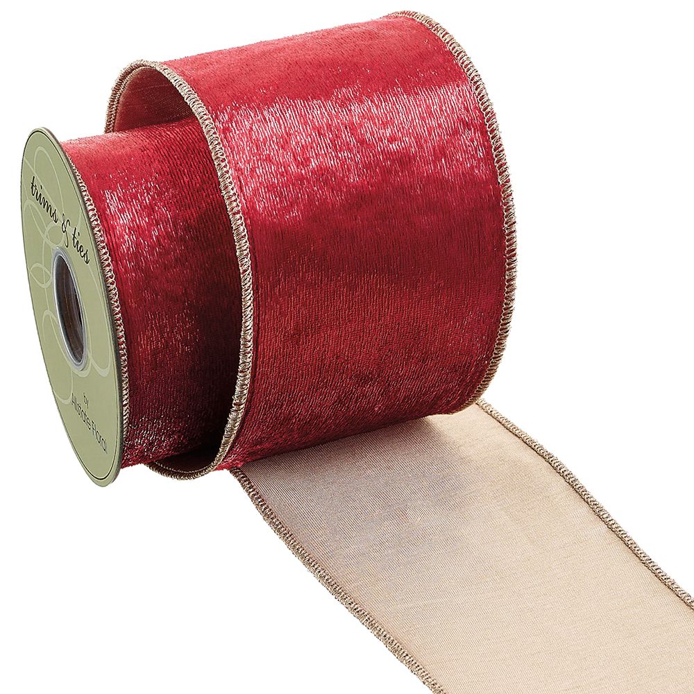 4"WX10YD VELVET RIBBON RE