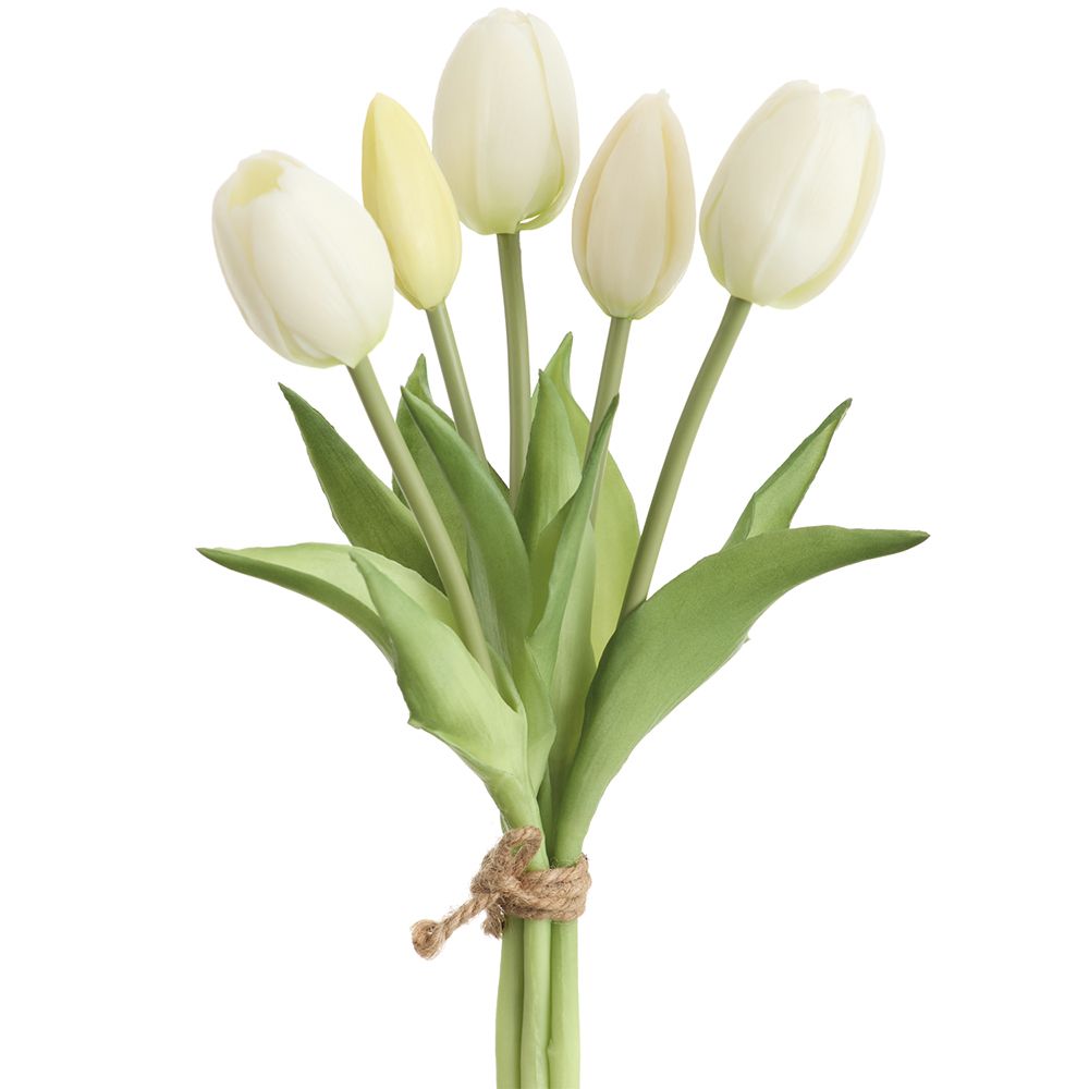 10"REAL TOUCH TULIP BOUQUET CR