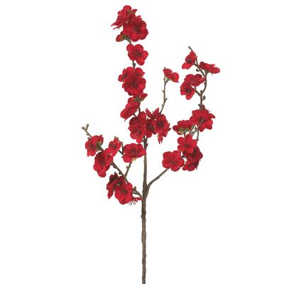 18"VELVET PLUM BLOSSOM SPRAY