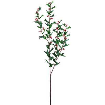 62"HOLLY SPRAY WITH BERRY