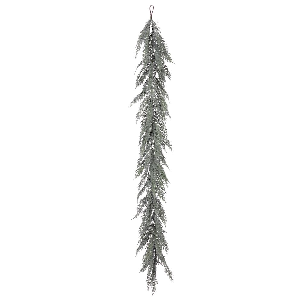 6'FROSTED DELUXE CEDAR GARLAND