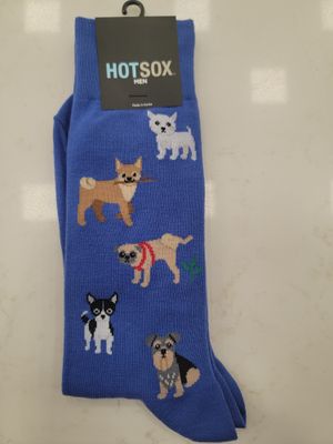 MENS BLUE DOG SOCKS