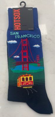 MEN'S SAN FRANCISCO GOLDEN GATE SOCKS