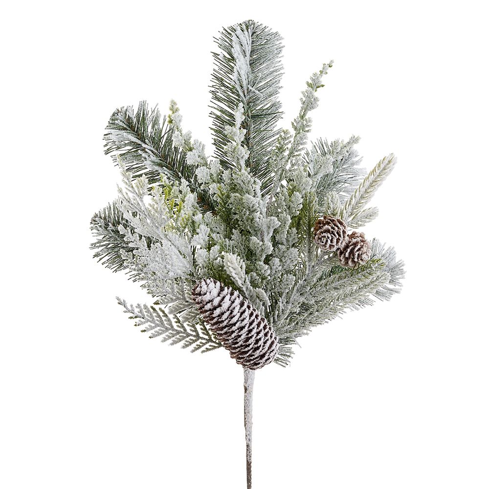 15"SNOW CONE/CEDAR/PINE SPRAY