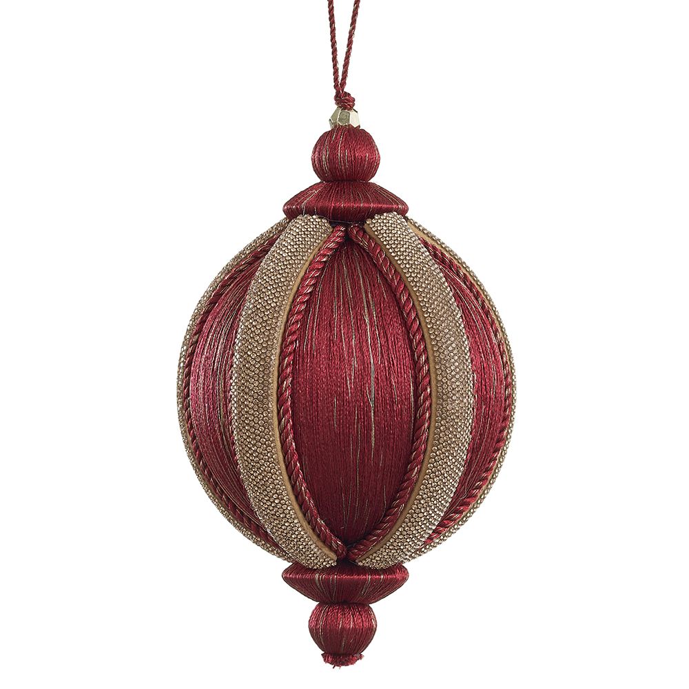 4"SPARKLE YARN BALL ORNAMENT