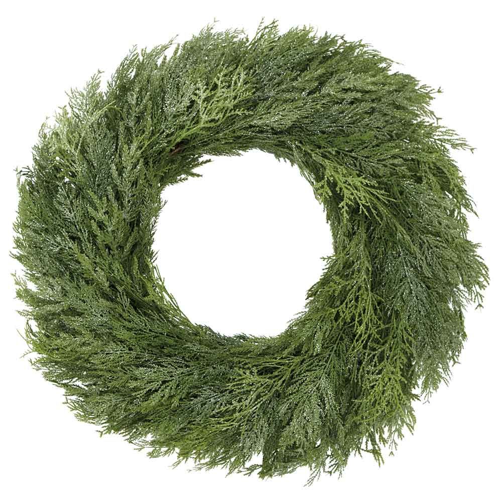 30"GL.UL.DELU.MX CEDAR WREATH