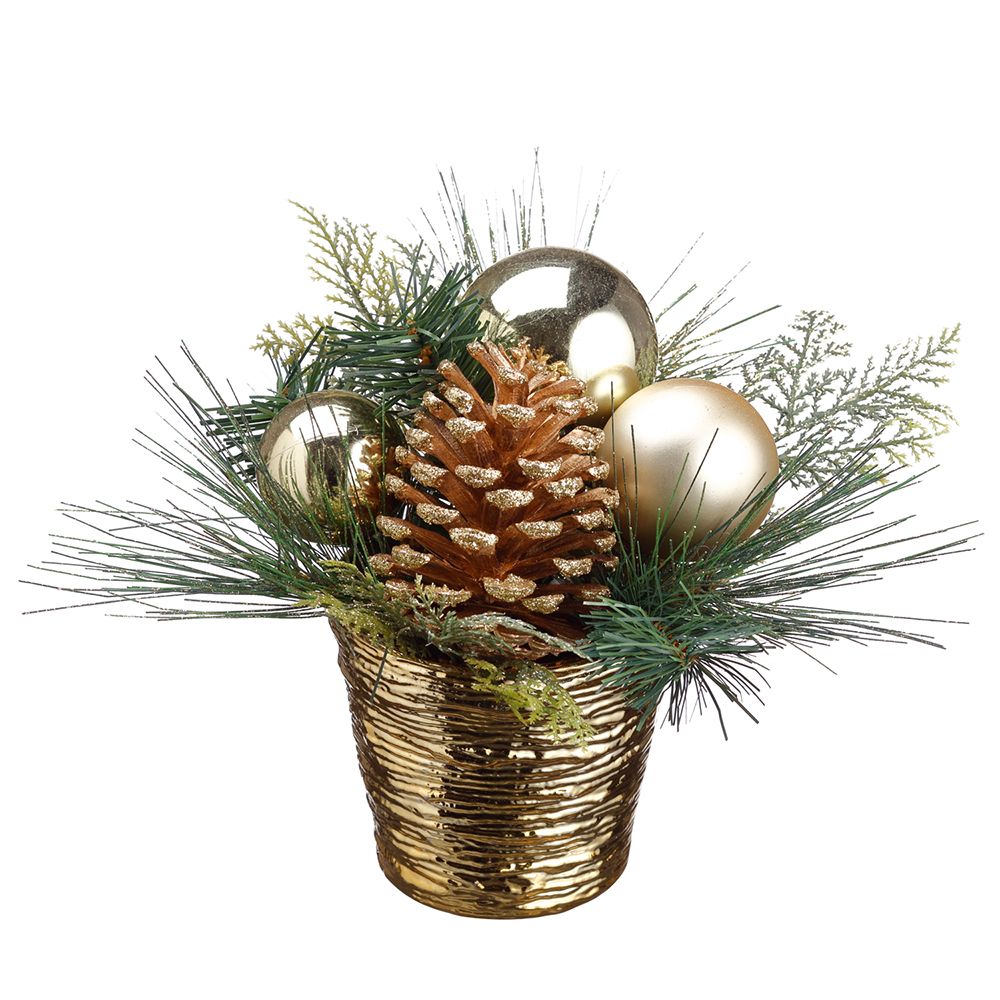 8"BALL/CONE/CEDAR ARRANGMT(P)