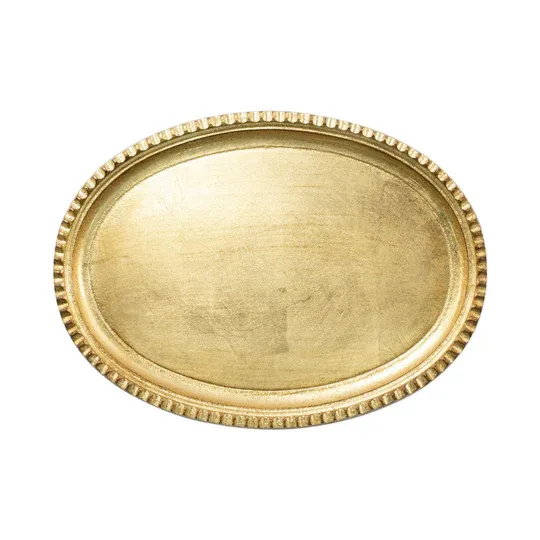 Florentine Wooden Accessories Small Oval Tray