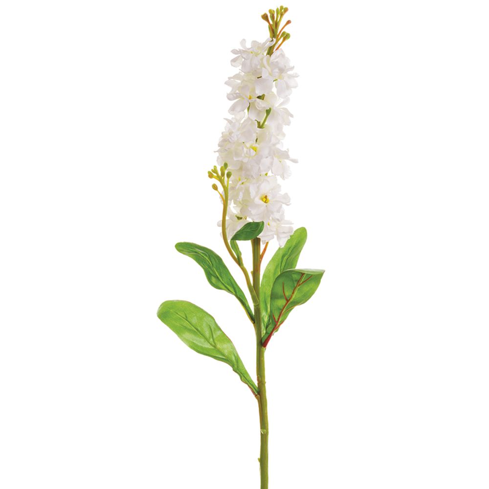 26.5"STOCK FLOWER SPRAY WH