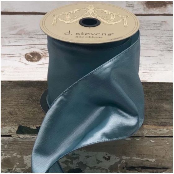 2.5" x 25yds simply taffeta, french blue