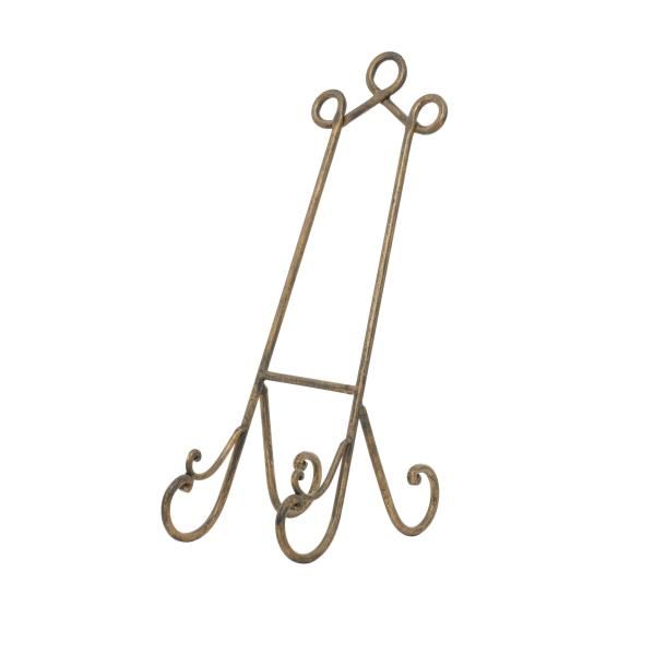 METAL GOLD EASEL 6"W, 20"H