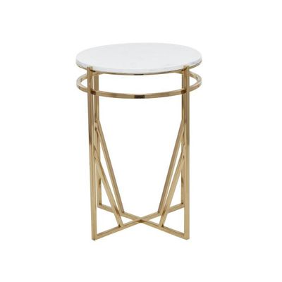METAL ACCENT TABLE 16"W, 21"H