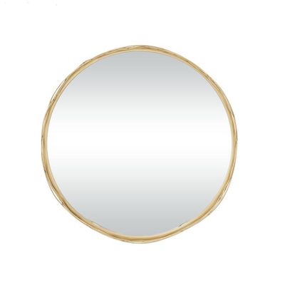 METAL WALL MIRROR 24"W, 24"H