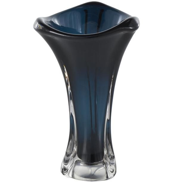 GLASS VASE 8"W, 15"H