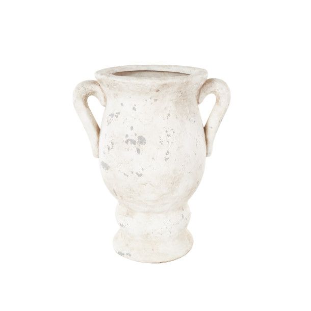 CERAMICMIC URN VASE 14"W, 18"H