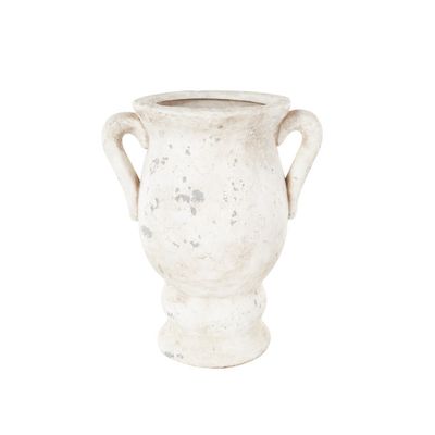 CERAMICMIC URN VASE 14"W, 18"H