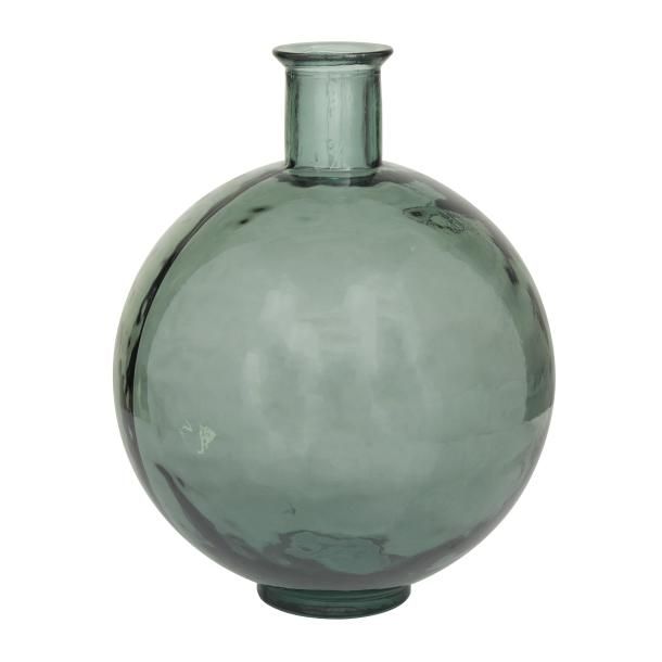 GLASS VASE 13"W, 17"H