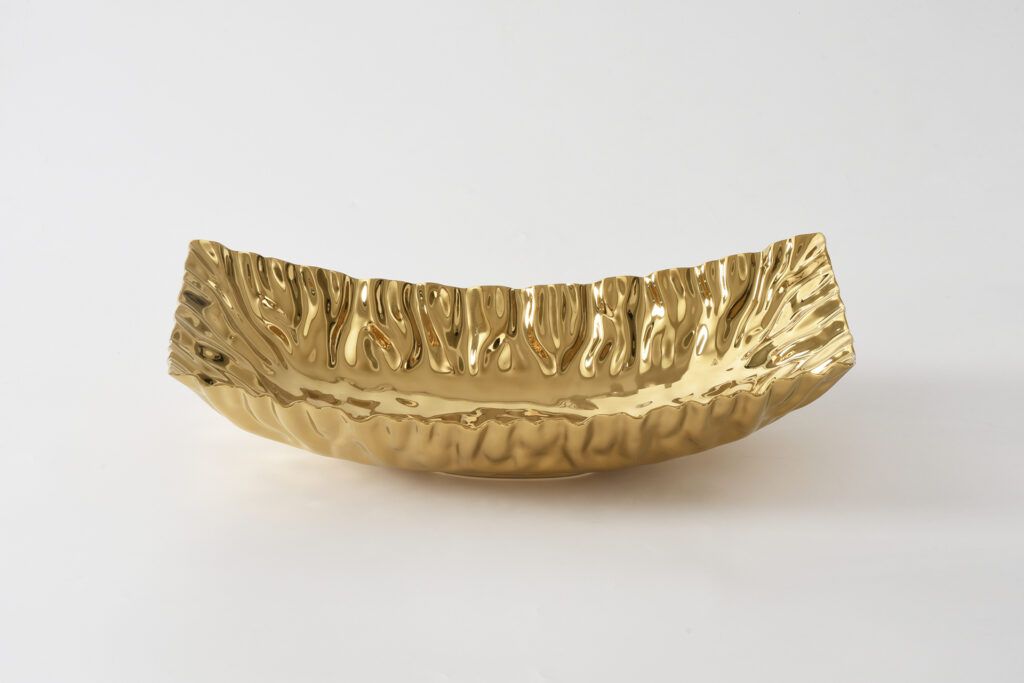 Rectangular Centerpiece - Gold