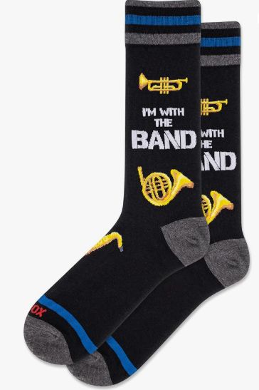 Men's I'm With The Band Crew Socks