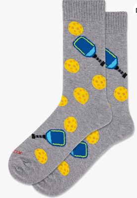 Men's Pickleball Hybrid Crew Socks