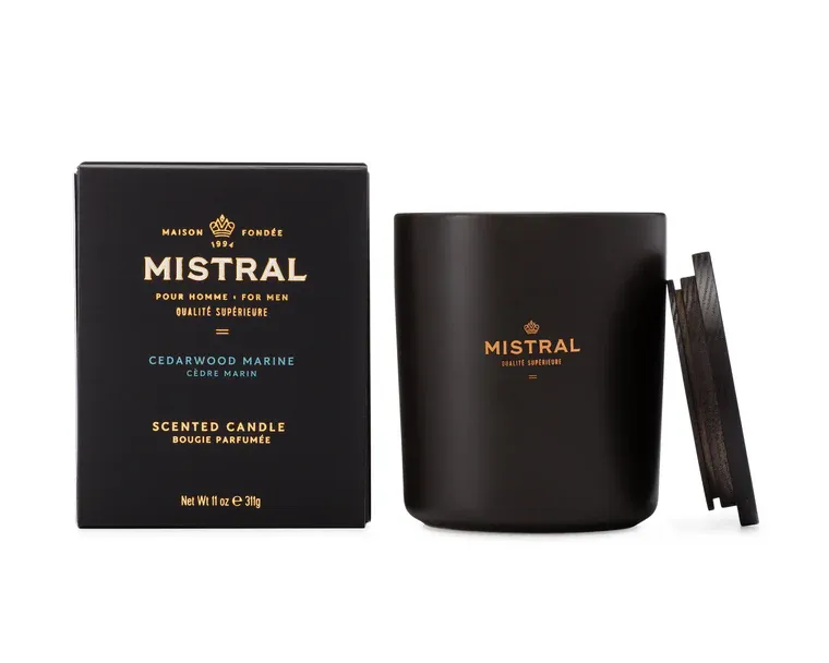 CEDARWOOD MARINE MEN'S SCENTED CANDLE