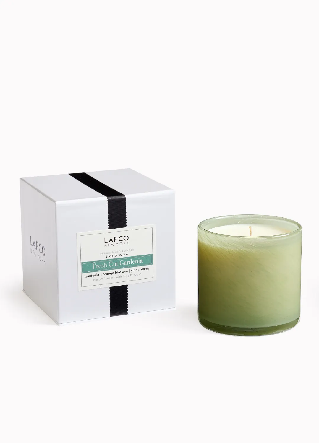 15.5oz Fresh Cut Gardenia Signature Candle - Living Room