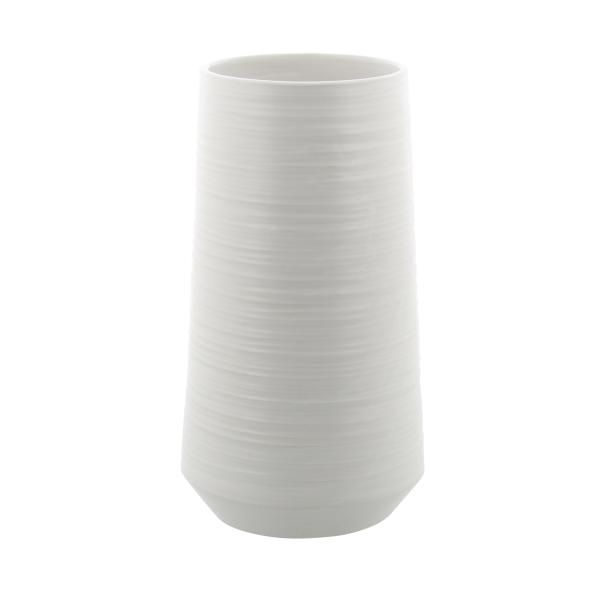 CERAMIC VASE 6"W, 12"H