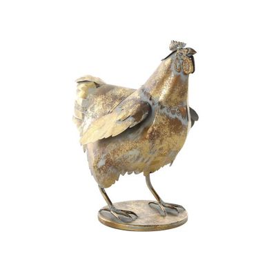 METAL HEN 8"W, 13"H