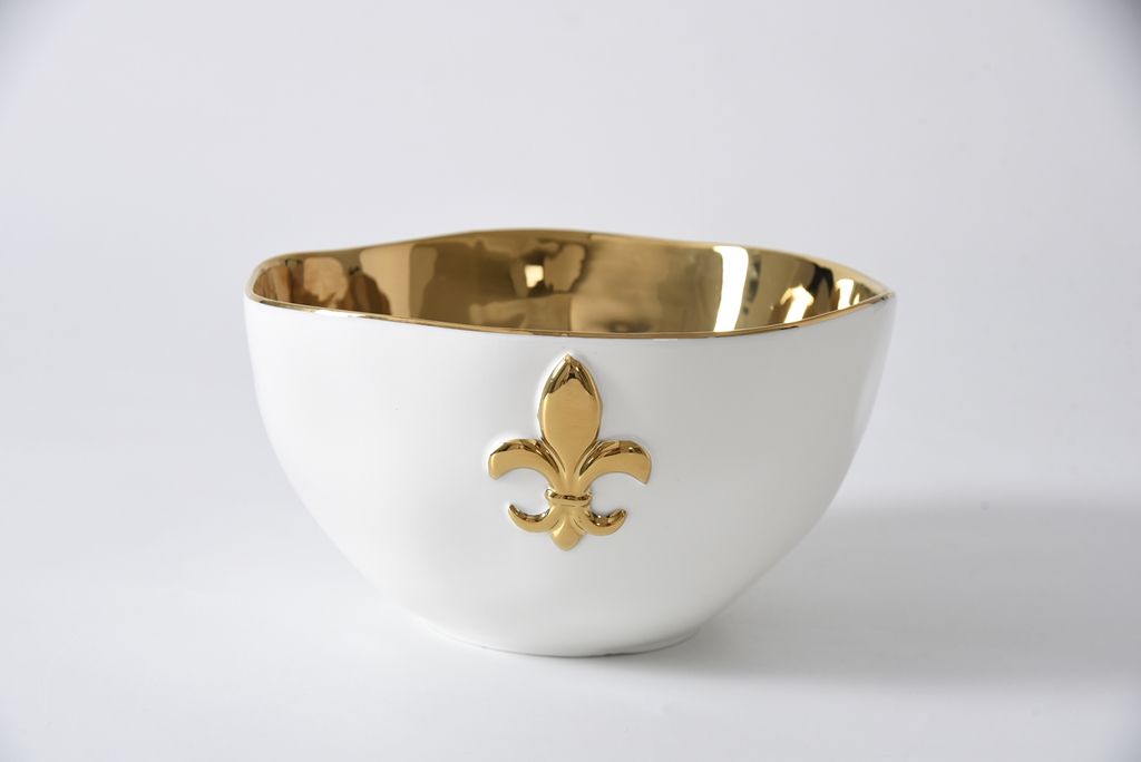 Large Bowl - Fleur De Lis