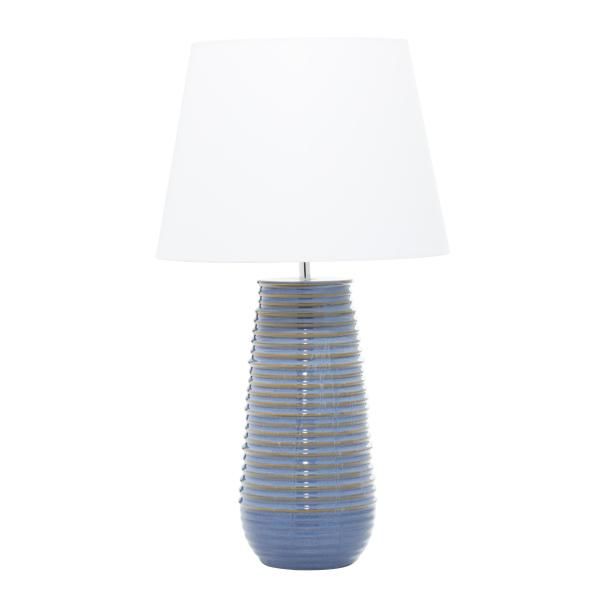 CERAMIC TABLE LAMP 15"W, 28"H