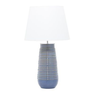 CERAMIC TABLE LAMP 15"W, 28"H