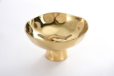Footed Bowl - Gold