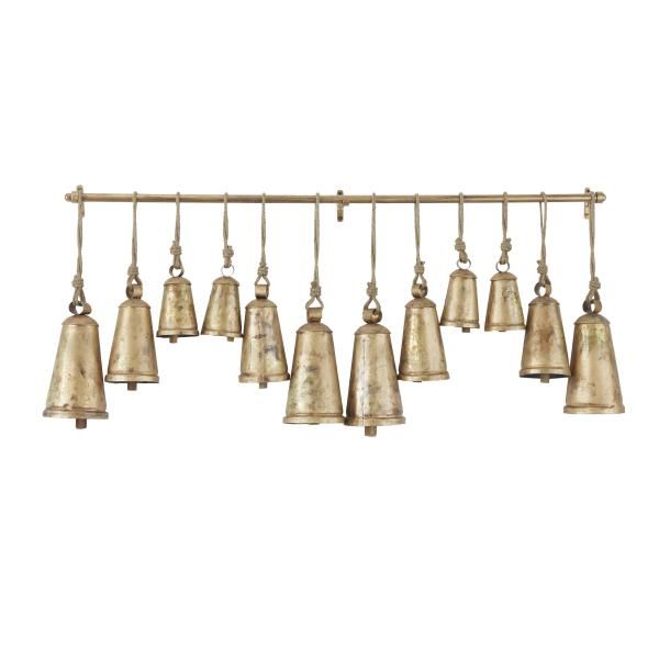 METAL WALL BELLS 48"W, 20"H
