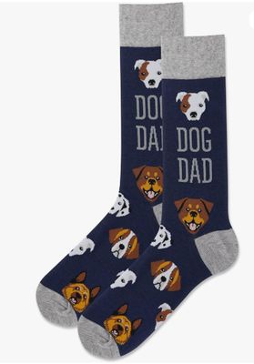 Men's Dog Dad Crew Socks