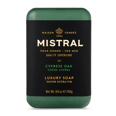 MISTRAL MENS CYPRESS OAK LUXURY SOAP