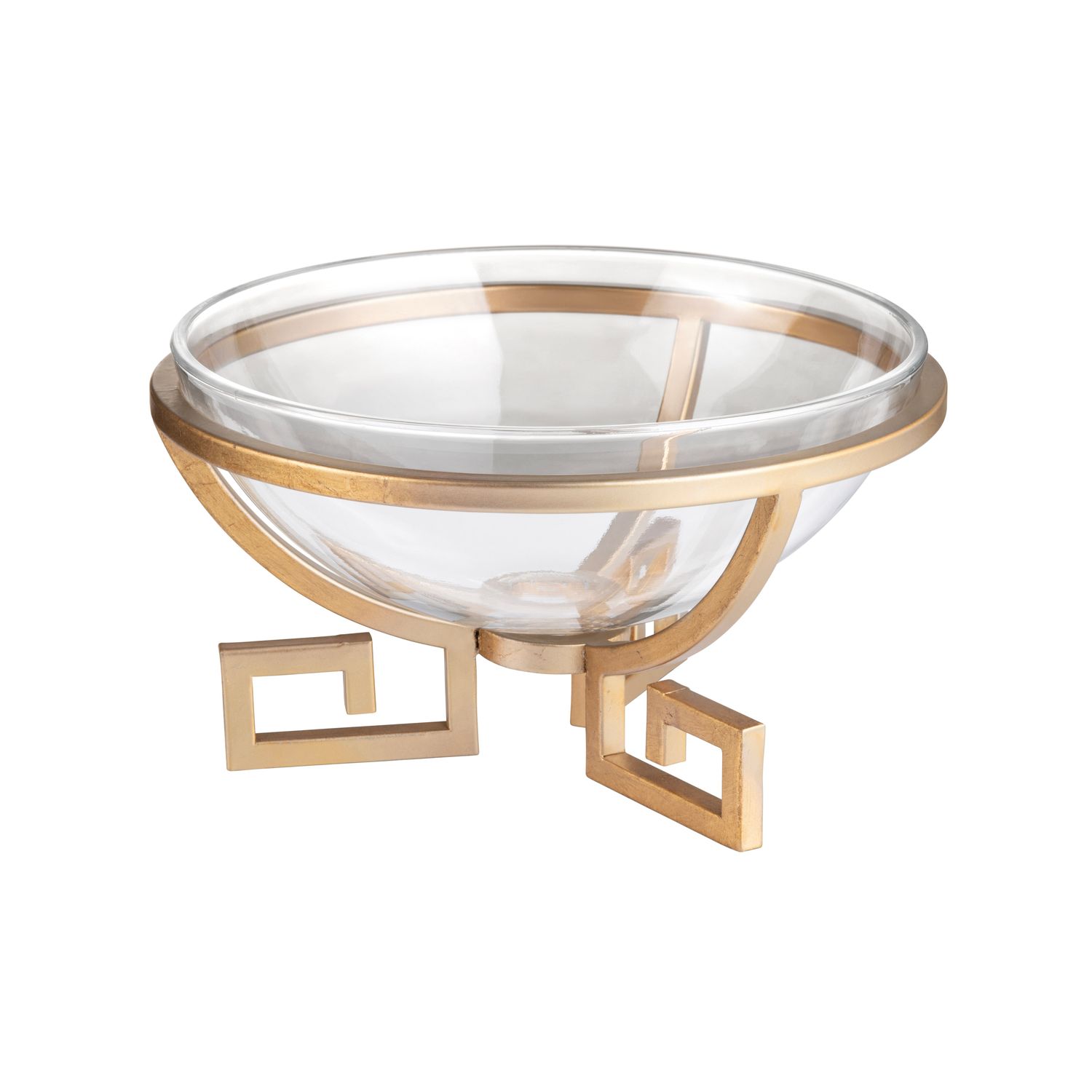Classic Bowl with Greek Key Base