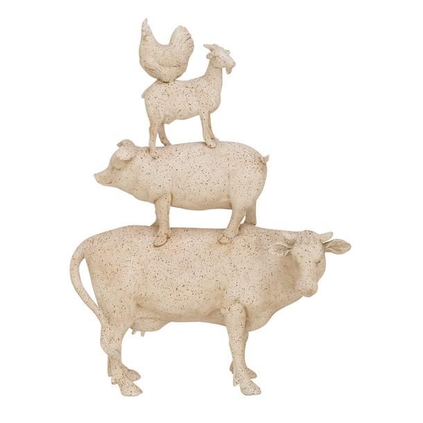 PS STACKING ANIMALS 14"W, 18"H