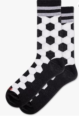 Men's Soccer Print Active Crew Socks