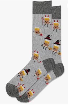 Men's Halloween Beer Crew Socks