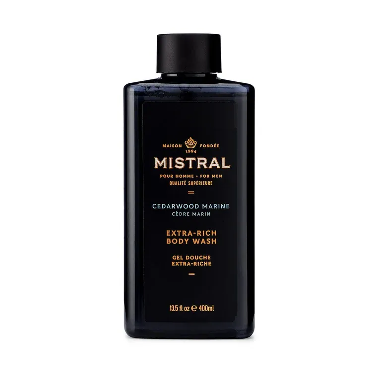 MISTRAL MEN'S CEDARWOOD MARINE EXTRA RICH BODY WASH