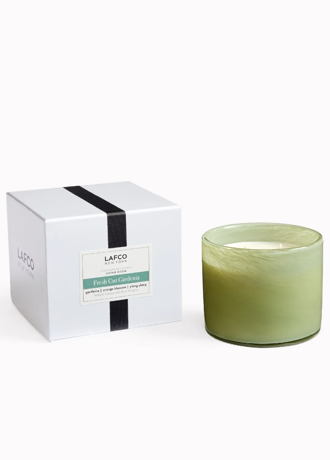 30.0oz Fresh Cut Gardenia 3-Wick Candle - Living Room