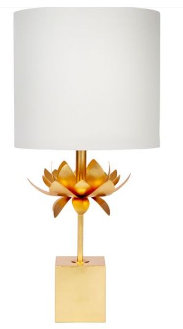 GOLD LEAF MALLORY LAMP