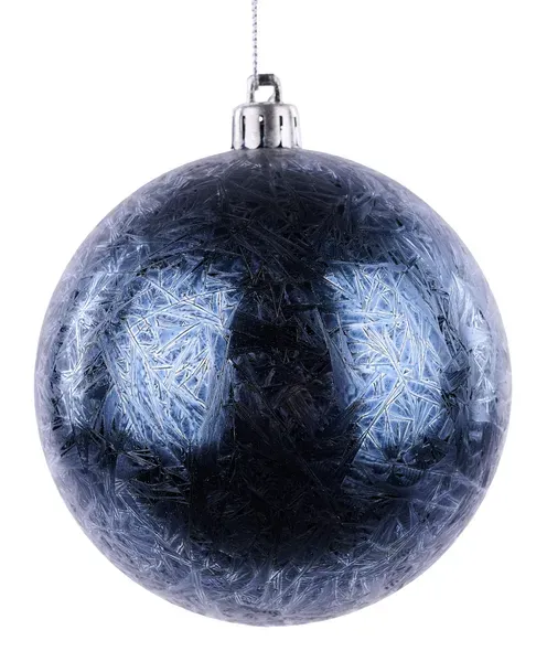 Feather Smooth Ball Ornament NAVY BLUE 100MM FEATHER