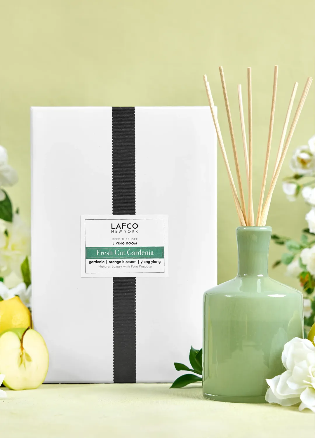 15 oz Fresh Cut Gardenia Reed Diffuser - Living Room