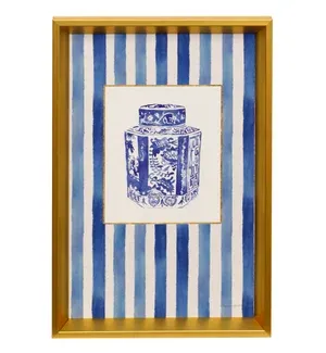 Chinoiserie Vase Framed Print