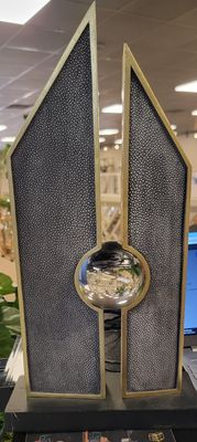 GAZING BALL BACK/GOLD TOWER