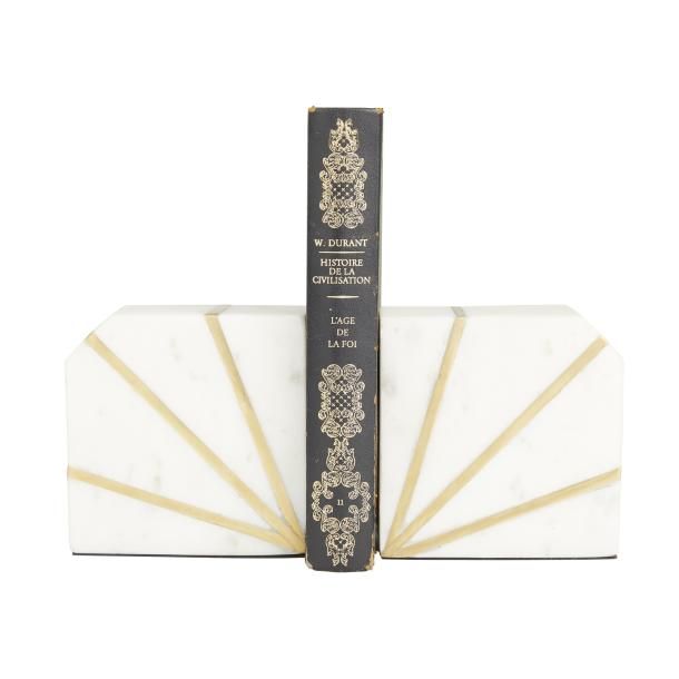 MARBLE BOOKENDS PR 4", 4"W