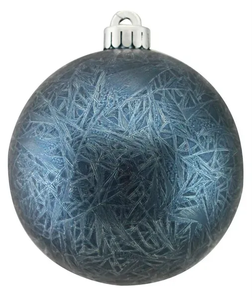 Feather Smooth Ball Ornament Navy Blue 120 mm Feather
